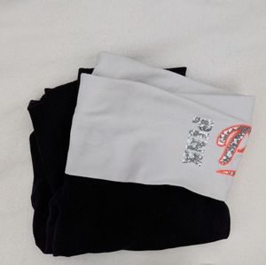 PINK sequin yoga leggings size small